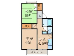 ボンセジュール霧ヶ丘の物件間取画像